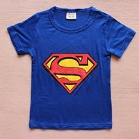 เสื้อยืด-LOGO-SUPER-MAN-สีน้ำเงิน