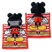 ผ้าเช็ดตัวแบบชุดสวม-Mickey-Mouse-สีแดง