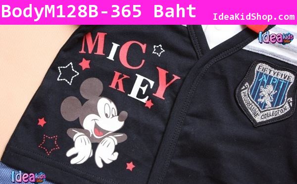 ชุดบอดี้สูท Mickey FIFTYFIVE สีกรมท่า