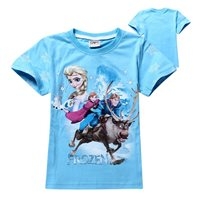 เสื้อแขนสั้น-Frozen-เจ้าหญิงหิมะ