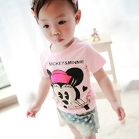 เสื้อและกางเกง-The-Girl-_-Minnie-Mouse-สีโอรส