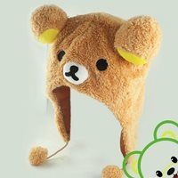 หมวกนุ่มนิ่ม-Rilakkuma-สีน้ำตาล