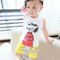 เสื้อและกางเกง-I'm-SNOOPY-สีเลมอน