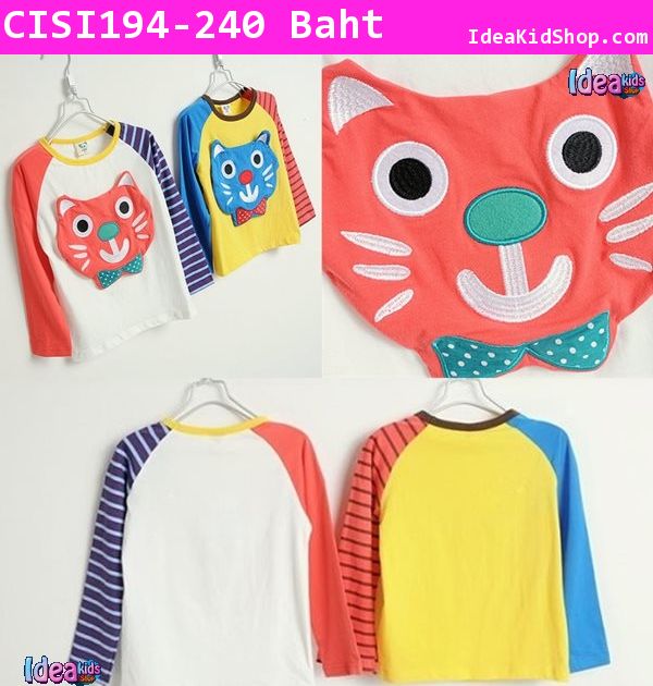 เสื้อยืด CAT SMILE สีขาว