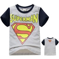 เสื้อยืด-หนุ่มหล่อ-SUPERMAN-สีเทา