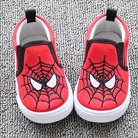 รองเท้าผ้าใบ-Spiderman-สีแดง