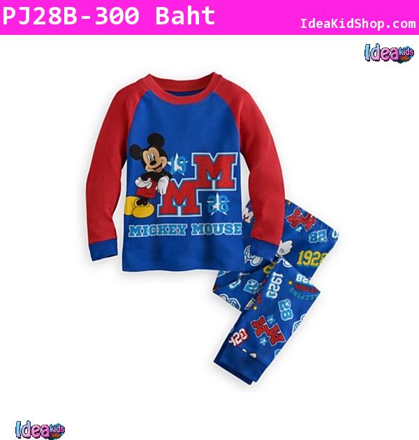 ชุดนอนเด็ก Mickey Mouse สีน้ำเงิน