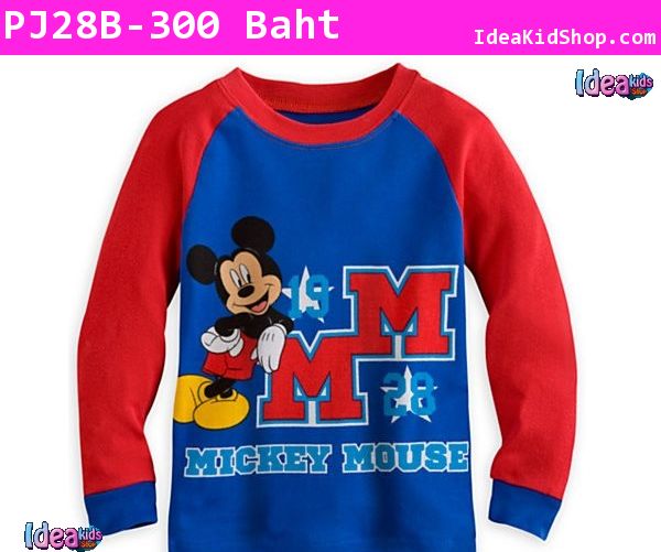 ชุดนอนเด็ก Mickey Mouse สีน้ำเงิน