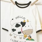 บอดี้สูทสีขาววัวน้อย-Hello-Cow!!