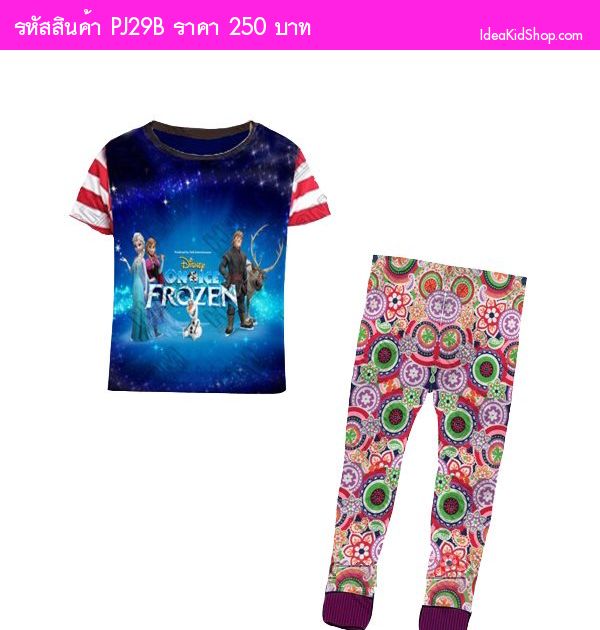 เสื้อและกางเกง ผจญภัยแดนหิมะ Frozen