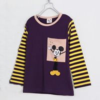 เสื้อยืด-Mickey-Mouse-Long-Leg-สีม่วง