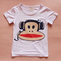 เสื้อยืด-Paul-Frank-Headphone-สีขาว