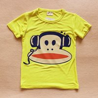 เสื้อยืด-Paul-Frank-Headphone-สีเหลือง