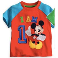 เสื้อยืด-Disney-Series-Mickey-Mouse-สีแดง