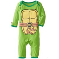 บอดี้สูทแขนยาว-Ninja-Turtle-สีเขียวอ่อน