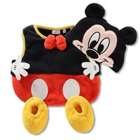 ชุดเด็กน้อย-3-ชิ้น-Baby-Mickey-Mouse-สีแดง