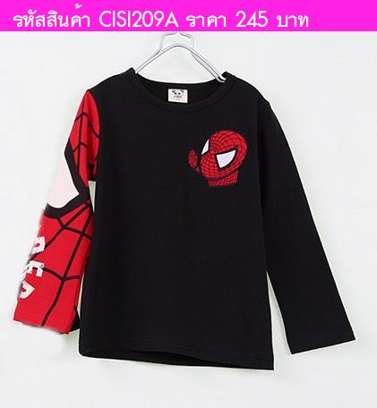 เสื้อยืด AMAZING SPIDERMAN สีดำ