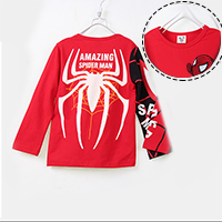 เสื้อยืด-AMAZING-SPIDERMAN-สีแดง