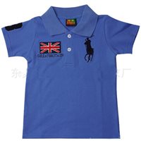 เสื้อโปโล-Polo-GREATERITAIN-สีฟ้าเข้ม