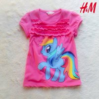 เสื้อยืด-My-Little-pony-สไตล์-H_M-สีชมพู