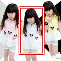 เสื้อเชิ้ต-Triplets-Mickey-Mouses-สีขาว