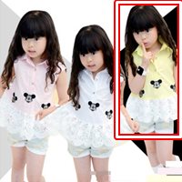 เสื้อเชิ้ต-Triplets-Mickey-Mouses-สีเหลือง