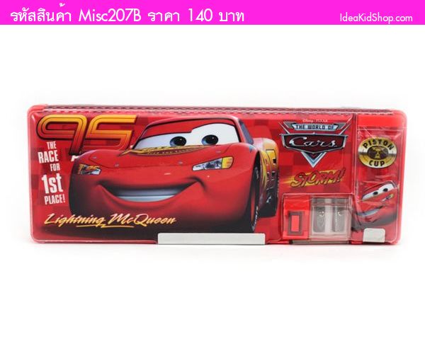 กล่องดินสอพร้อมกบเหลา CARS RED