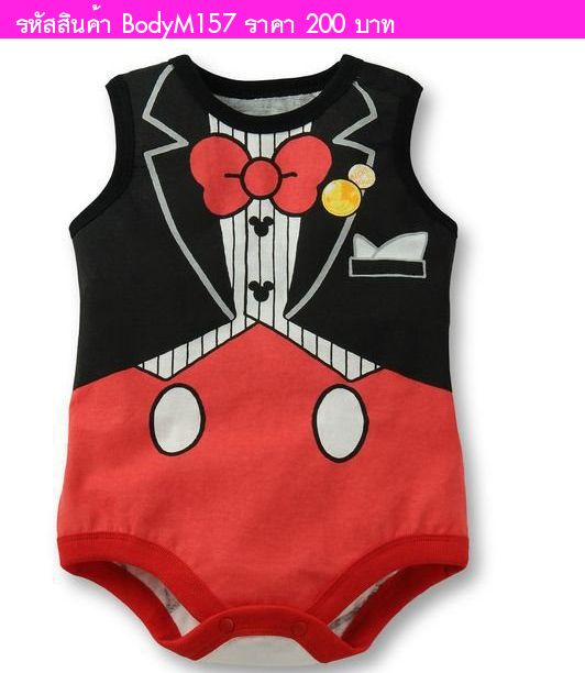 บอดี้สูท Tuxedo Mickey Mouse