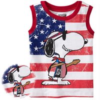 เสื้อยืดหนุ่มน้อยลาย-Snoopy-Rocker-U.S.A