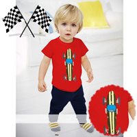 เสื้อและกางเกง-Racing-Boy-สีแดง