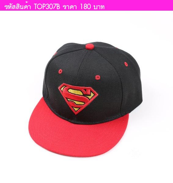 หมวกแก๊ป Superman สีดำ