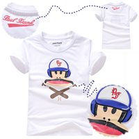 เสื้อยืดลาย-Paul-Frank-_-Baseball-สีขาว