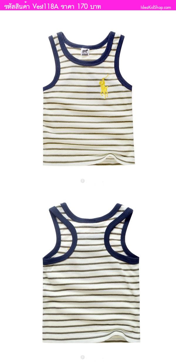 เสื้อกล้าม Polo RALPH  LAUREN สีเขียวขี้ม้า