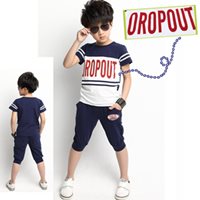 เสื้อและกางเกง-หนุ่มน้อย-OROPOUT-สีกรม