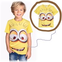 เสื้อยืดคอกลม--Minion-สีเหลือง