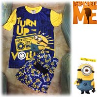 เสื้อและกางเกง-Minion-Volumeโทนน้ำเงินเหลือง