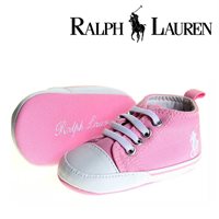 รองเท้าหัดเดินผ้าใบ-สไตล์-Ralph-Lauren-สีชมพู