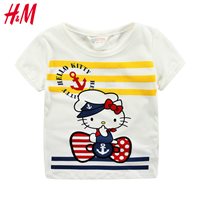 เสื้อยืดลาย-Kitty-Navy-สไตล์-H_M-สีขาว