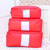 กระเป๋า-Storage-Bags-Set-สีแดง(3ชิ้น)