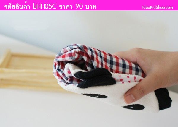 กล่องทิชชู่ Panda สีครีม