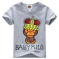 เสื้อยืดลาย-Baby-Milo-สีเทา