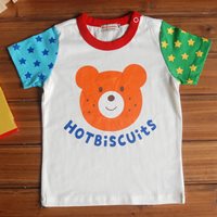 เสื้อยืดลายหมี-Mikihouse-HOTBiSCUitS-สีขาว