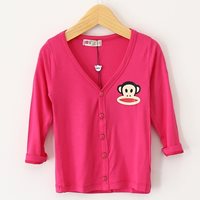 เสื้อคาร์ดิแกน-ลาย-Paul-Frank-สีชมพู