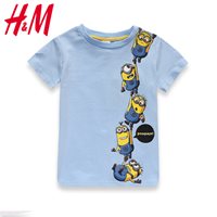 เสื้อยืดลาย-Minions-สไตล์-H_M-สีฟ้า