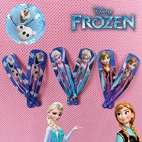 กิ๊บติดผมสกรีนลายเจ้าหญิงหิมะ-Frozen(แพค3คู่)