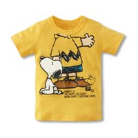 เสื้อยืดคอกลม-Snoopy-สีเหลือง