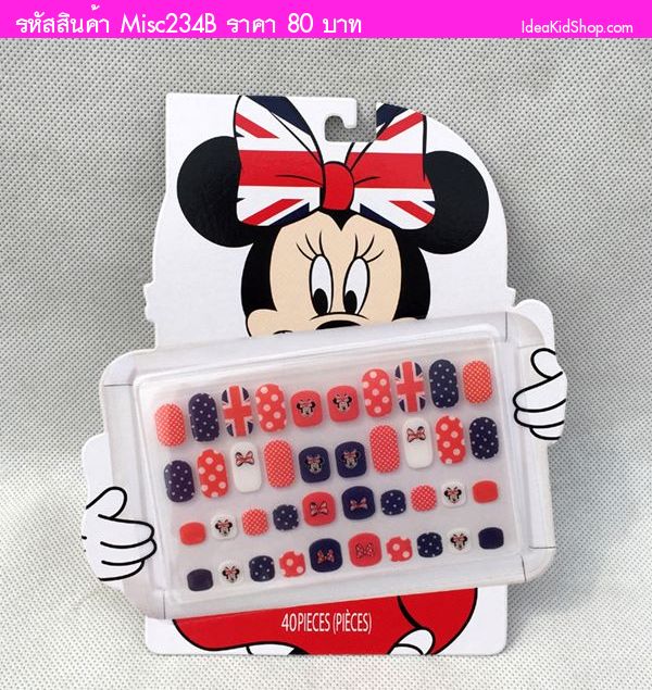 สติ๊กเกอร์ติดเล็บ Nail Stcker ลาย Minnie