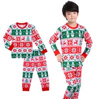 เสื้อและกางเกง-Xmas-ลูกกวางน้อย-กราฟฟิค-สีแดง