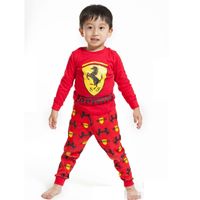 ชุดเสื้อกางเกง-Ferrari-สีแดง