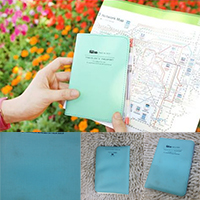 กระเป๋า-Mini-passport-case-สีฟ้า-(ตำหนิ)